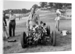 Raymond Mays with his ERA at Brooklands, Surrey, 1936 by Bill Brunell