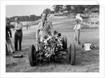 Raymond Mays with his ERA at Brooklands, Surrey, 1936 by Bill Brunell