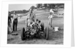 Raymond Mays with his ERA at Brooklands, Surrey, 1936 by Bill Brunell