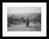 498 cc Triumph of CJ Dennis, MCC Lands End Trial, top of Beggars Roost, Exmoor, 1939 by Bill Brunell