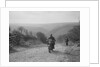498 cc Triumph of CJ Dennis, MCC Lands End Trial, top of Beggars Roost, Exmoor, 1939 by Bill Brunell