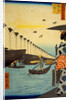 Yoroi Ferry, Koamicho by Utagawa Hiroshige