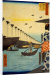 Yoroi Ferry, Koamicho by Utagawa Hiroshige