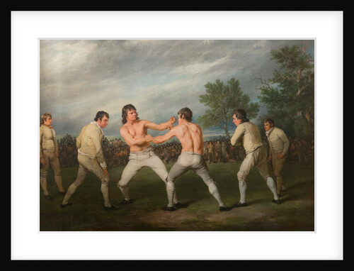 William Warr Defeating William Wood at Navestock in Essex, December 31st 1788 by Richard Ramsay Reinagle