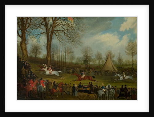 The St Albans Grand Steeplechase of March 8, 1832 by James Pollard