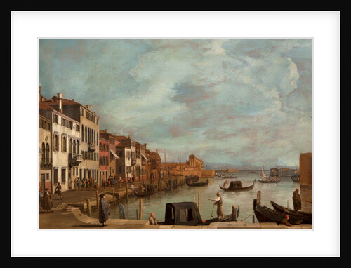 Venetian Fondamenta by Francesco Guardi