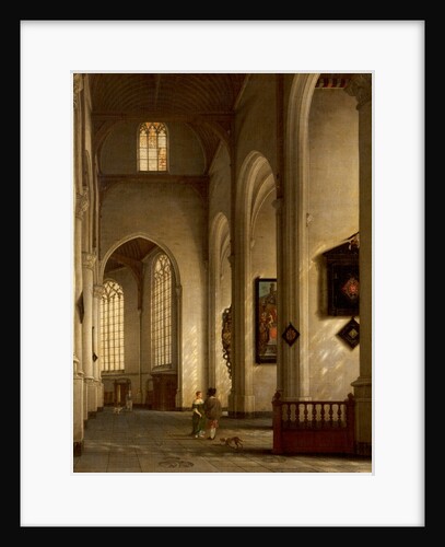 Interior of Church of Saint Bavo, Haarlem, 1654 by Antoine de Lorme