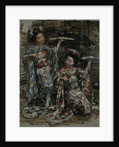 Two Japanese Girls, c.1921-25 by Edward Atkinson Hornel