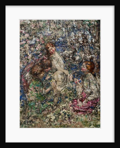 The Bluebell Wood, Gathering Primroses, 1897-1933 by Edward Atkinson Hornel