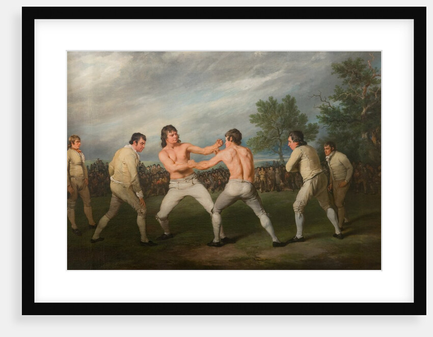 William Warr Defeating William Wood at Navestock in Essex, December 31st 1788 by Richard Ramsay Reinagle