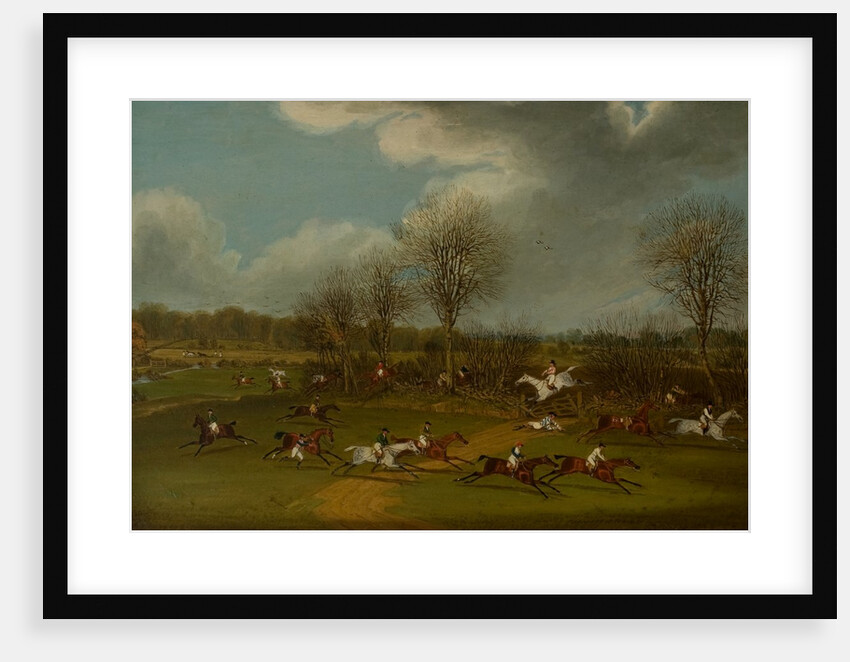 The St Albans Grand Steeplechase of March 8, 1832 by James Pollard