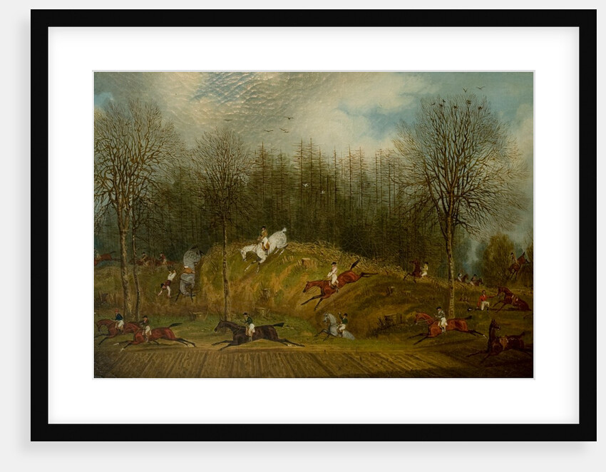 The St Albans Grand Steeplechase of March 8, 1832 by James Pollard