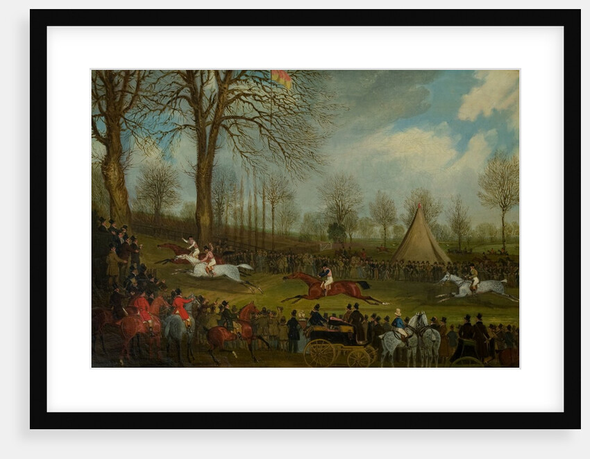 The St Albans Grand Steeplechase of March 8, 1832 by James Pollard