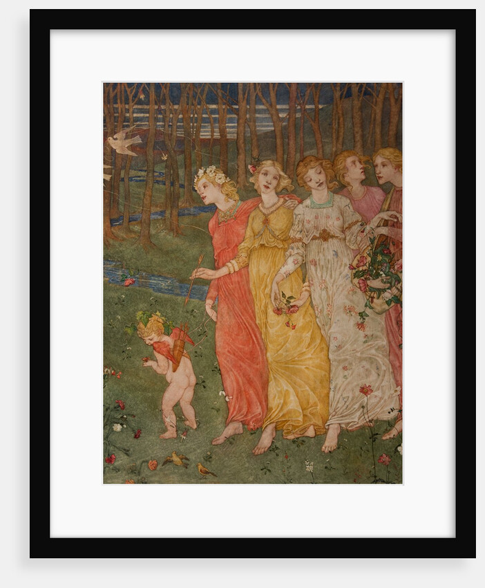 Cupid's Darts by Phoebe Anna Traquair