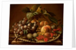 Fruit on a Salver on a Marble Ledge by D.C.G.