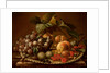 Fruit on a Salver on a Marble Ledge by D.C.G.