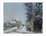 Snow at Saint Auen d'Aumone, 1908 by Gustave Loiseau