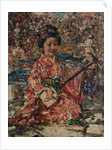 Japanese Musician, c.1921-25 by Edward Atkinson Hornel