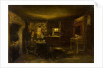 Burns Cottage, Interior by David Octavius Hill