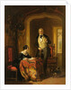 Sir Walter Scott Dictating to his Daughter, Anne, in the Armoury at Abbotsford 1844 by William Allan