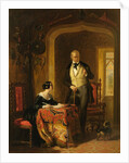 Sir Walter Scott Dictating to his Daughter, Anne, in the Armoury at Abbotsford 1844 by William Allan