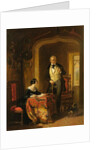 Sir Walter Scott Dictating to his Daughter, Anne, in the Armoury at Abbotsford 1844 by William Allan