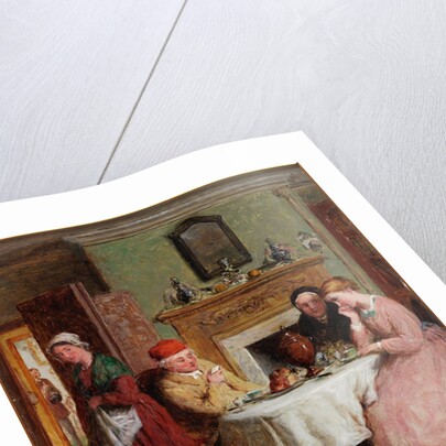 Study for 'The Early Visitor' by George Smith