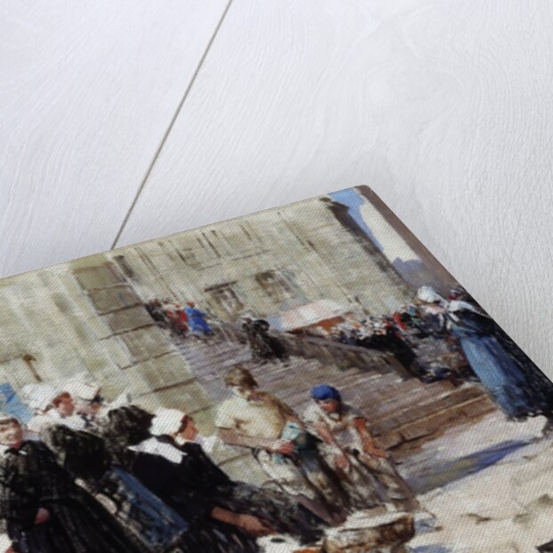 Butter Market, Concarneau by William Lee-Hankey