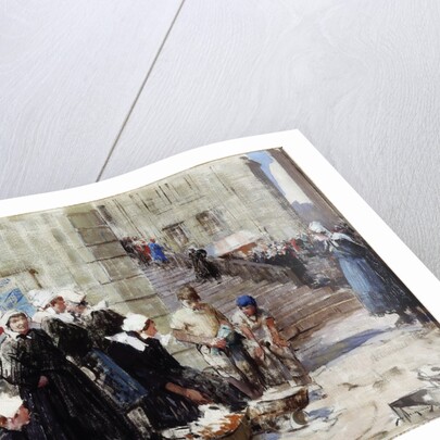 Butter Market, Concarneau by William Lee-Hankey