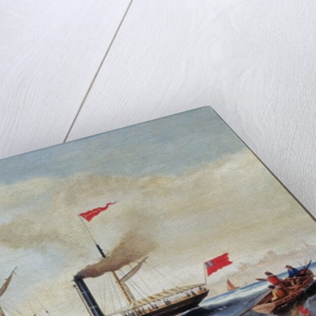 The Steam Tug 'Alfred' off Tynemouth by John Scott