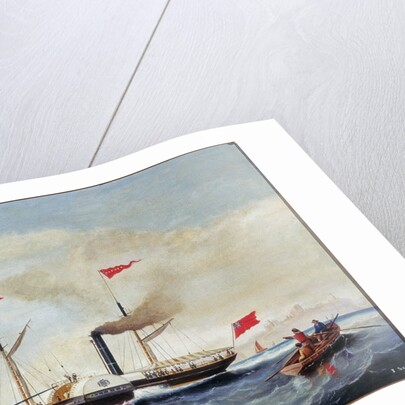 The Steam Tug 'Alfred' off Tynemouth by John Scott