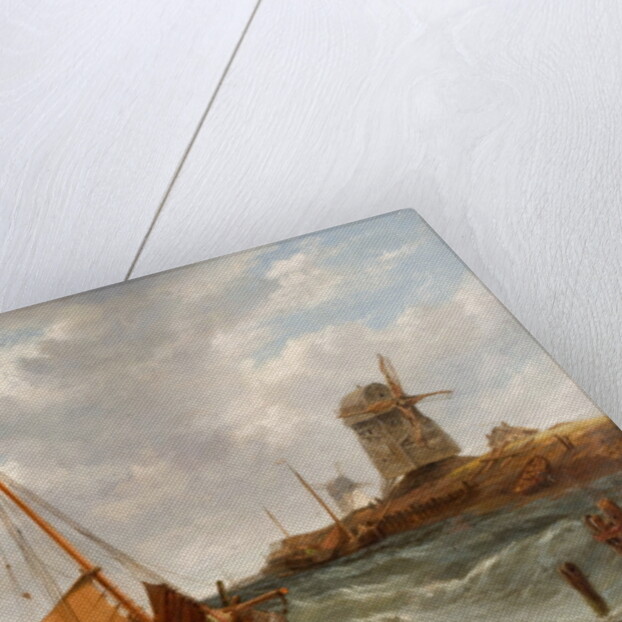 Seascape with Boats by William Adolphus Knell