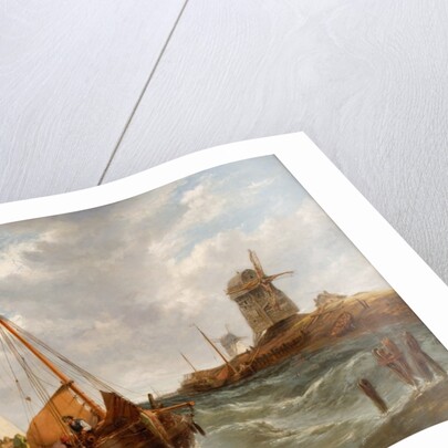 Seascape with Boats by William Adolphus Knell