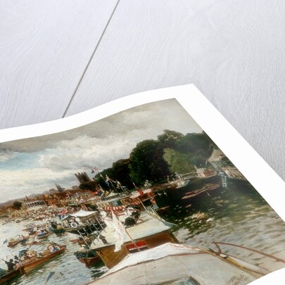 Henley Regatta by Alfred de Bréanski
