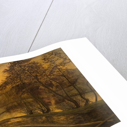 A Timberyard on the Wey, Guildford by Edwin Edwards