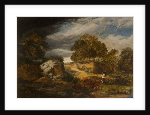 Landscape with Figure and Dog by George Vicat Cole