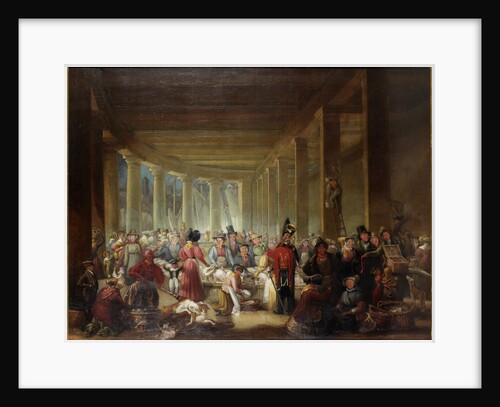 The Old Fish Market, Sandhill, Newcastle upon Tyne by Henry Perlee Parker