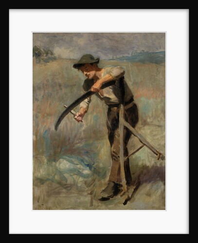 Sharpening The Scythe by Ralph Hedley