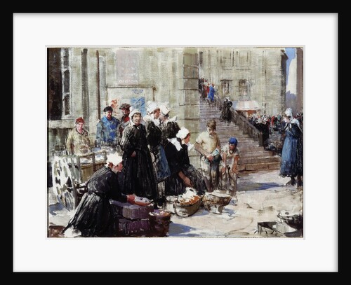 Butter Market, Concarneau by William Lee-Hankey