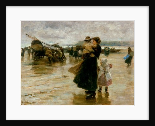 Hauling the Boats by Robert Jobling