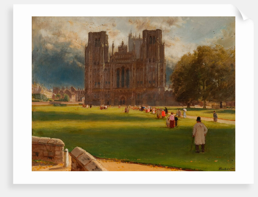 Wells Cathedral by Albert Goodwin