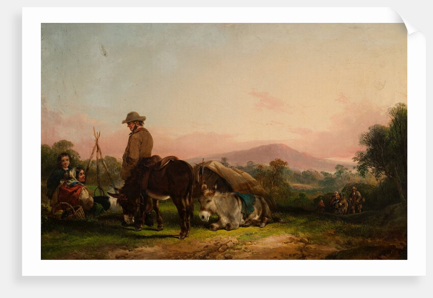Gypsy Encampment by William Sr Shayer