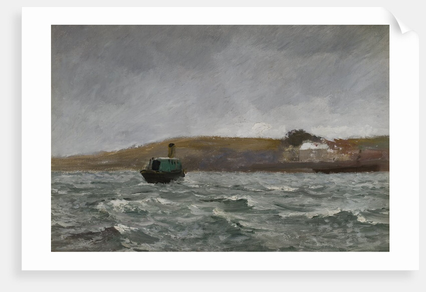 Seascape with Tug by Charles Napier Hemy