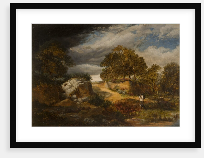 Landscape with Figure and Dog by George Vicat Cole