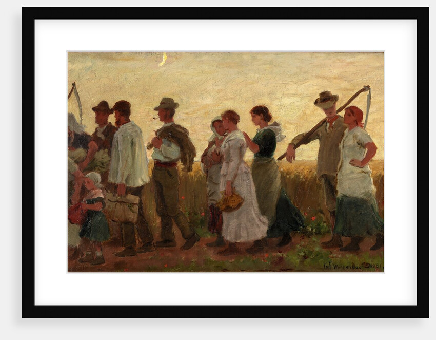 The Harvest Moon by George Faulkner Wetherbee