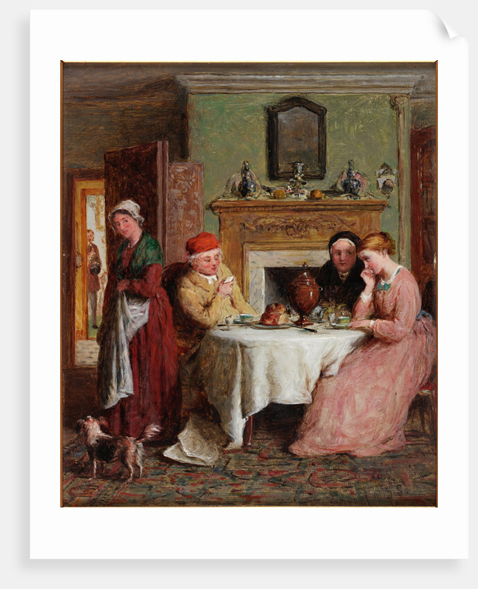 Study for 'The Early Visitor' by George Smith