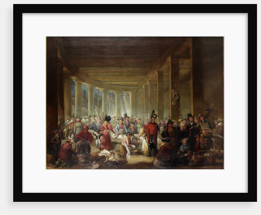 The Old Fish Market, Sandhill, Newcastle upon Tyne by Henry Perlee Parker