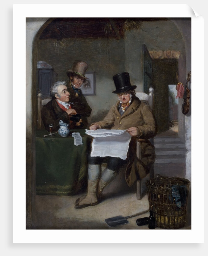 Reading the News by Sir David Wilkie