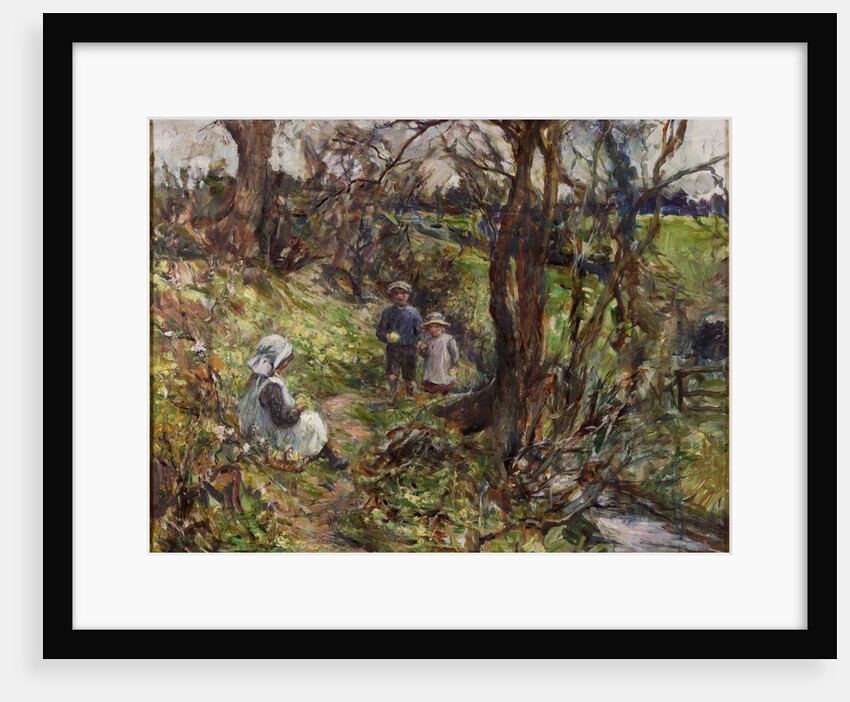 The Primrose Gatherers by Rowland Henry Hill