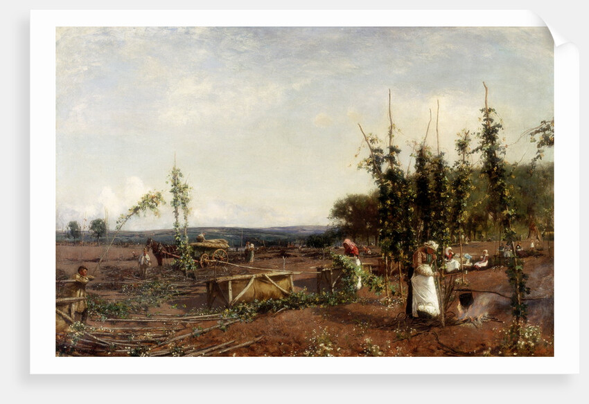 Nooning in the Hop Gardens by Sir David Murray